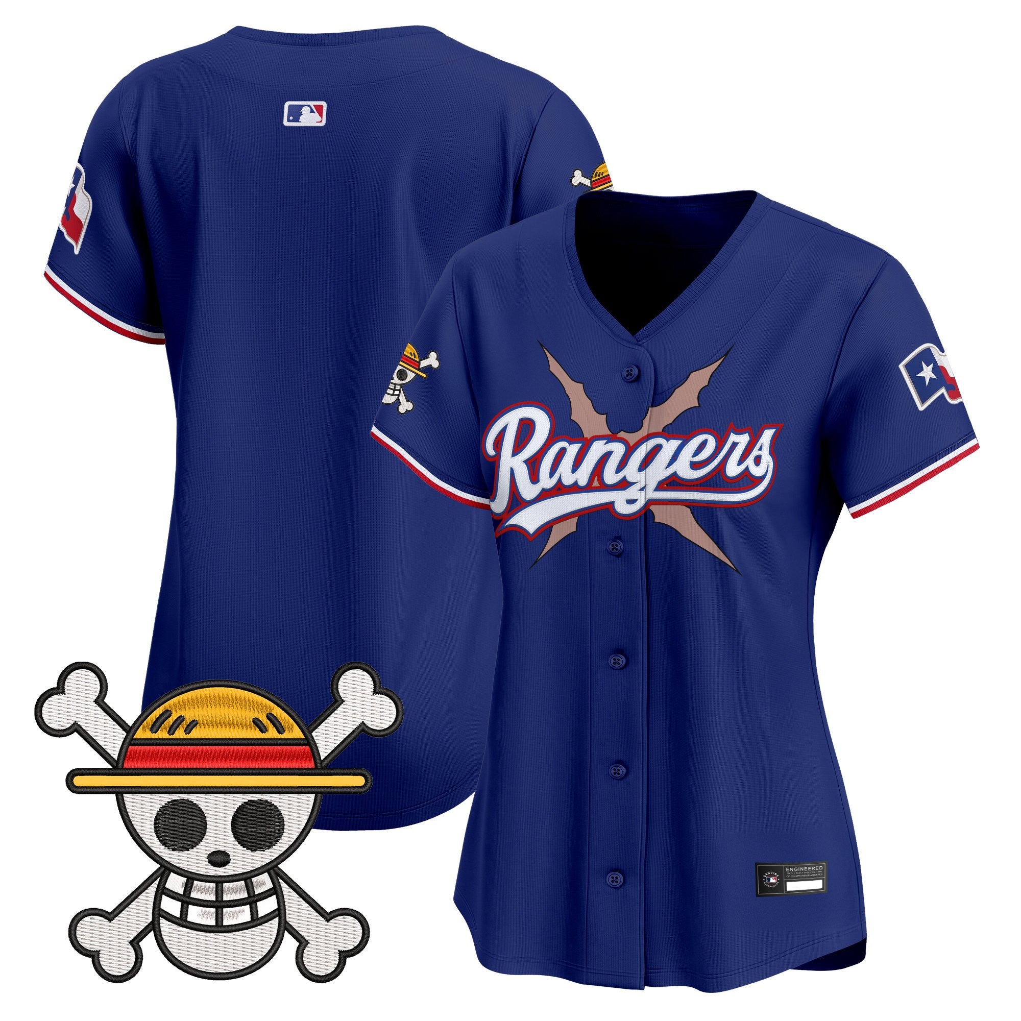 Women's Texas Rangers x One Piece Vapor Premier Limited Jersey - Stitched