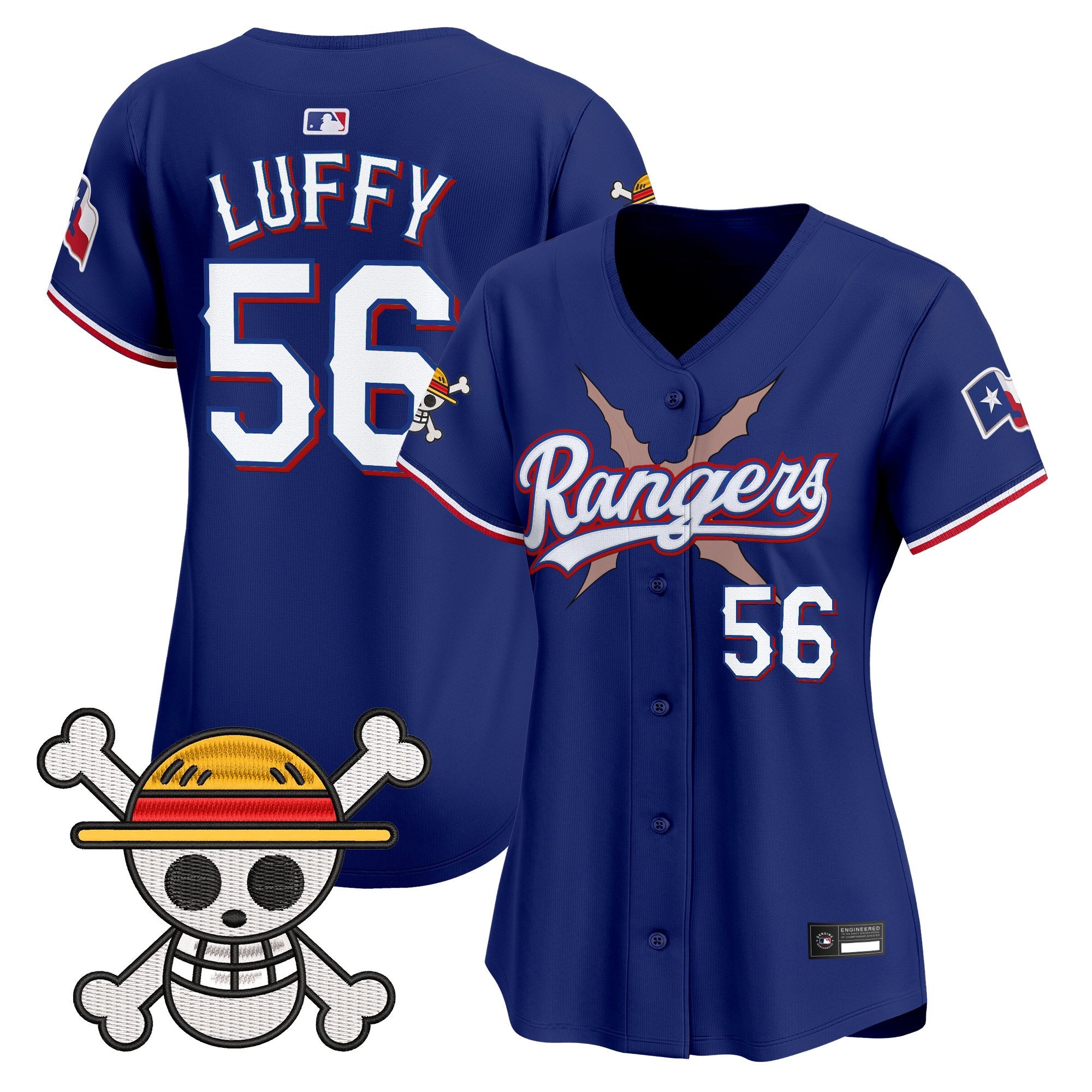Women's Texas Rangers x One Piece Vapor Premier Limited Jersey - Stitched