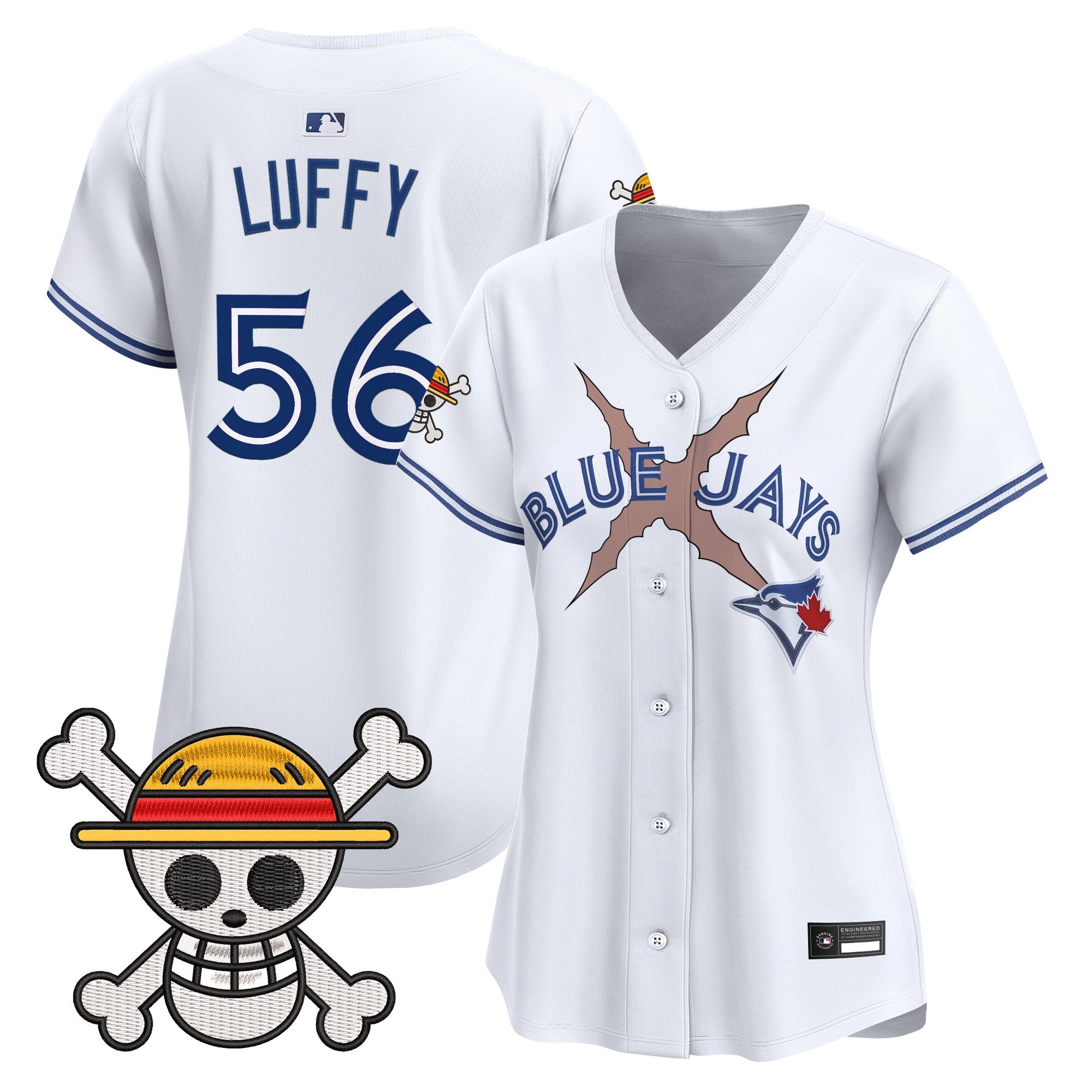 Women's Blue Jays x One Piece Vapor Premier Limited Jersey - Stitched