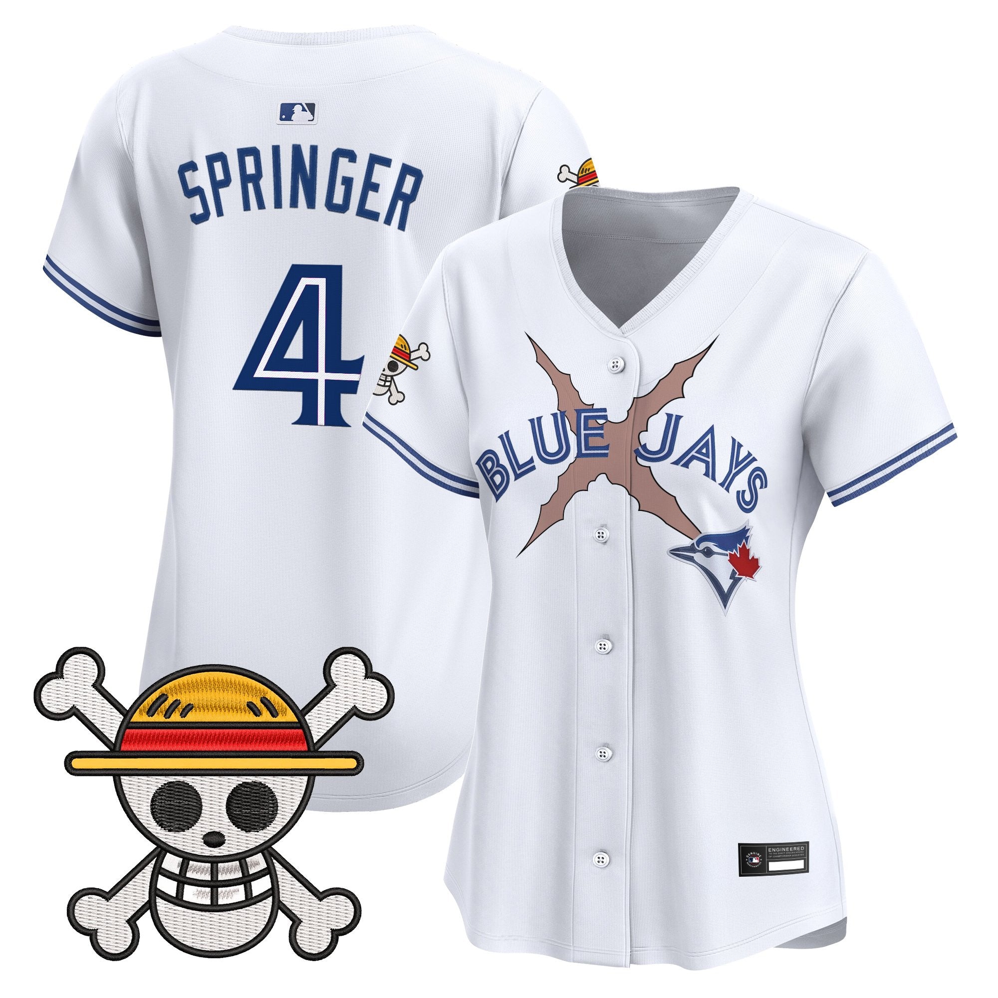 Women's Blue Jays x One Piece Vapor Premier Limited Jersey - Stitched