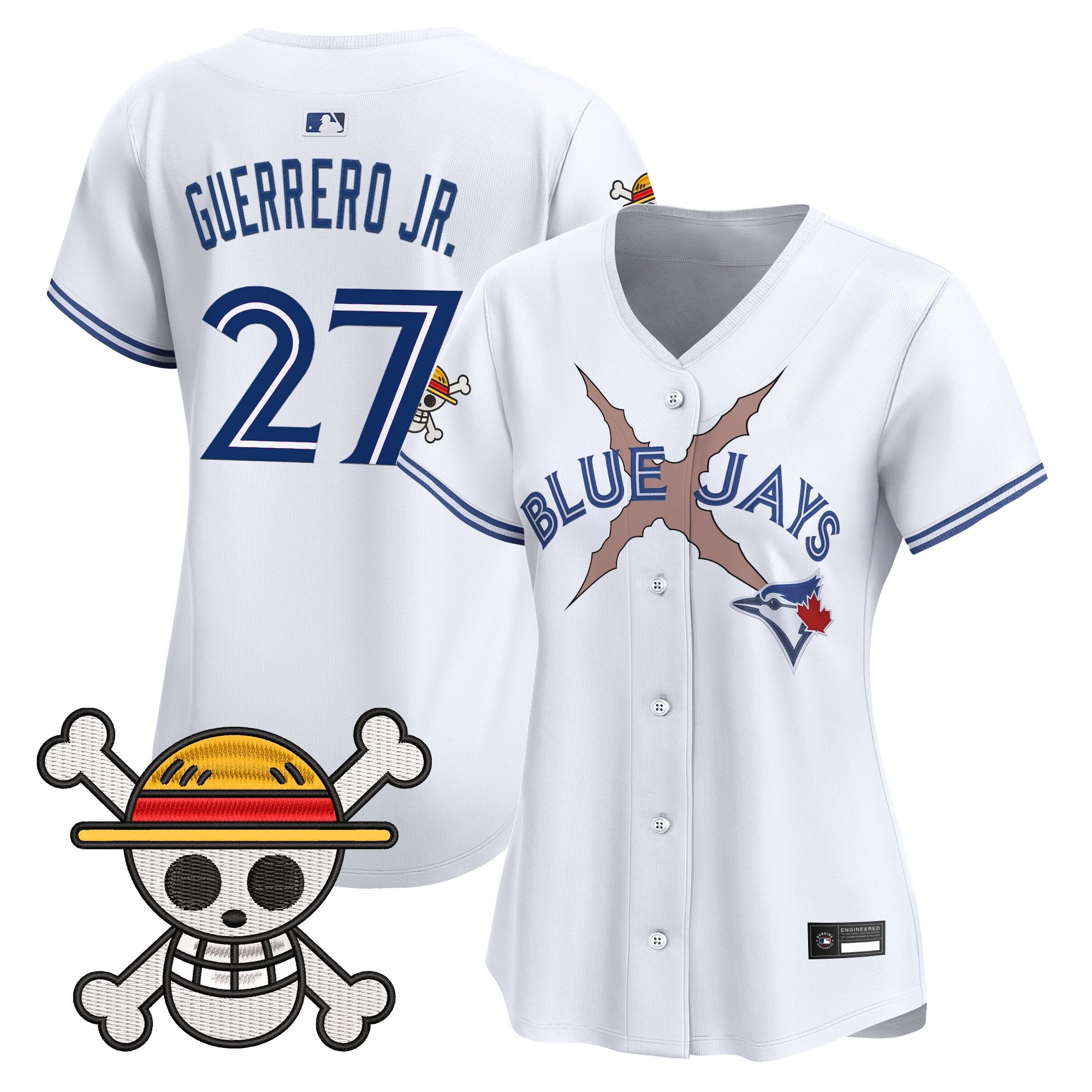 Women's Blue Jays x One Piece Vapor Premier Limited Jersey - Stitched