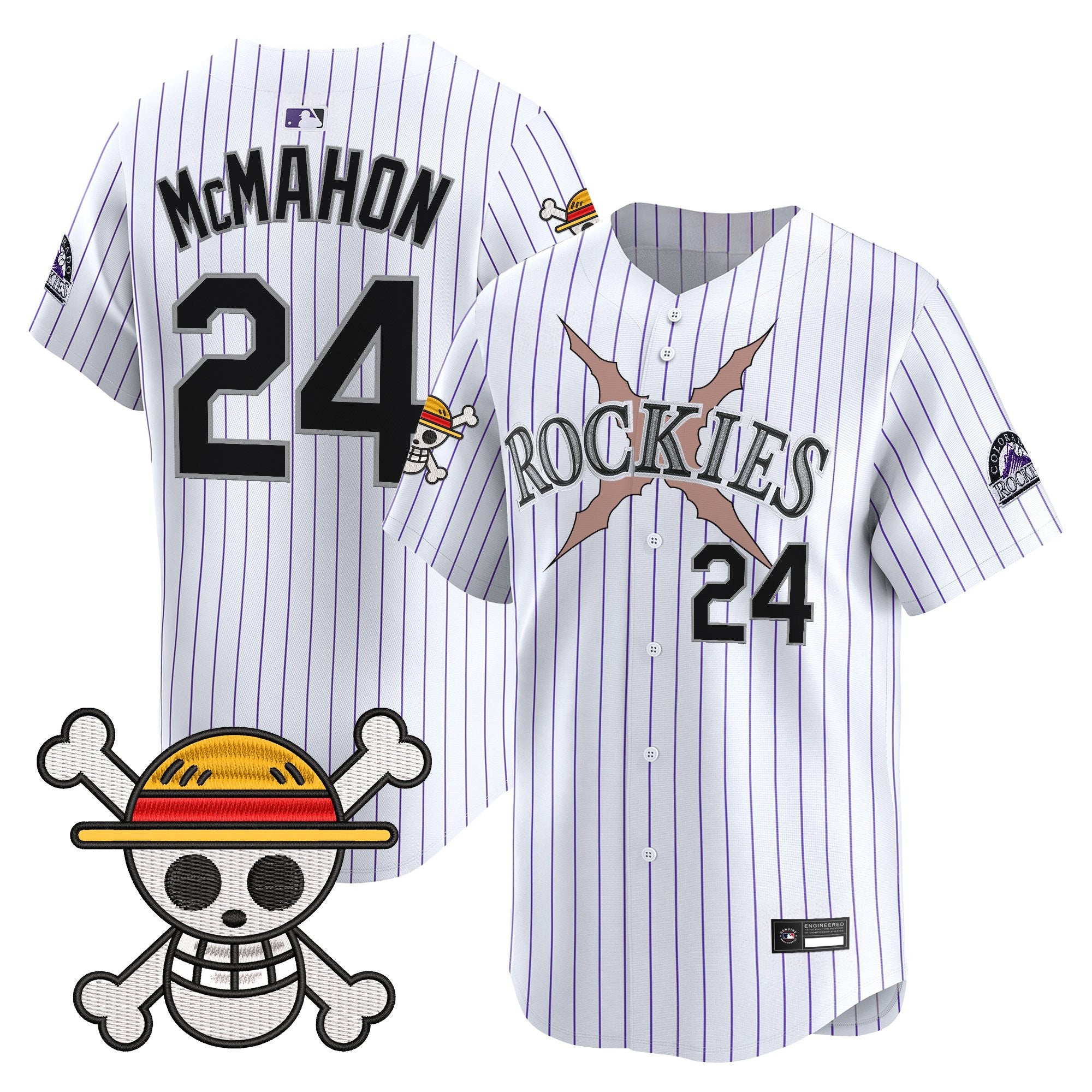 Men's Colorado Rockies x One Piece Vapor Premier Limited Jersey - Stitched