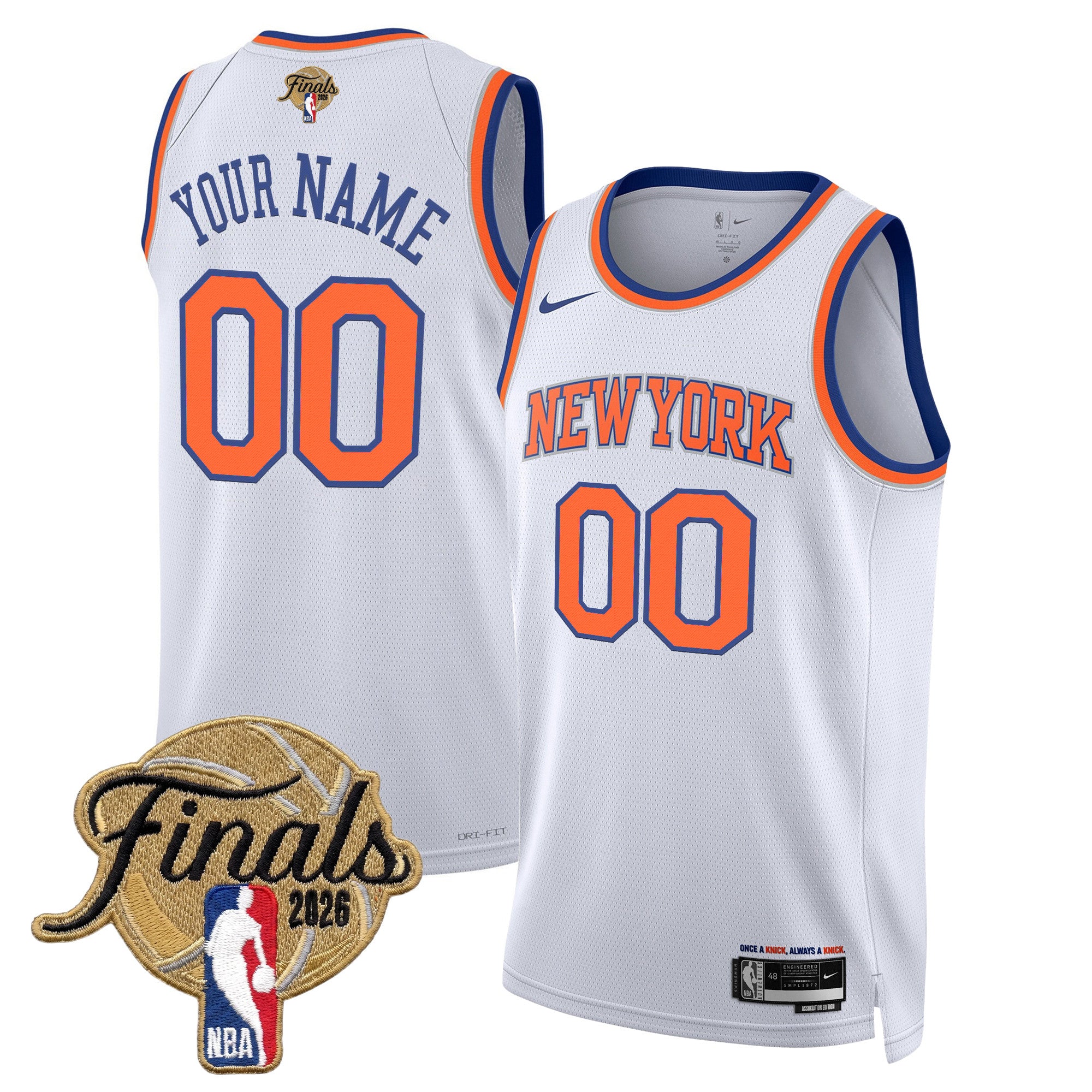 New York Knicks 2026 Finals Custom Swingman Jersey - All Stitched