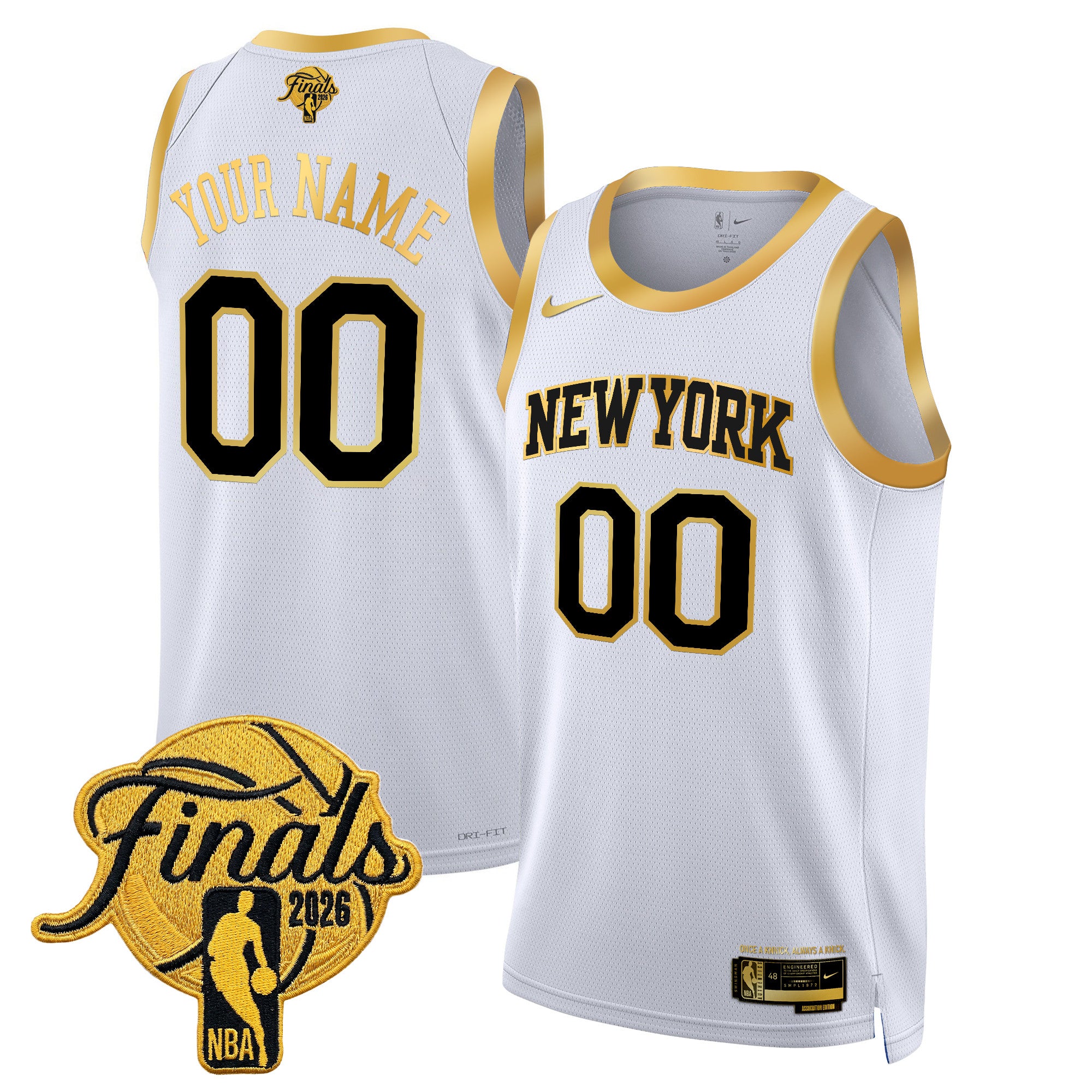 New York Knicks 2026 Finals Custom Swingman Jersey - All Stitched
