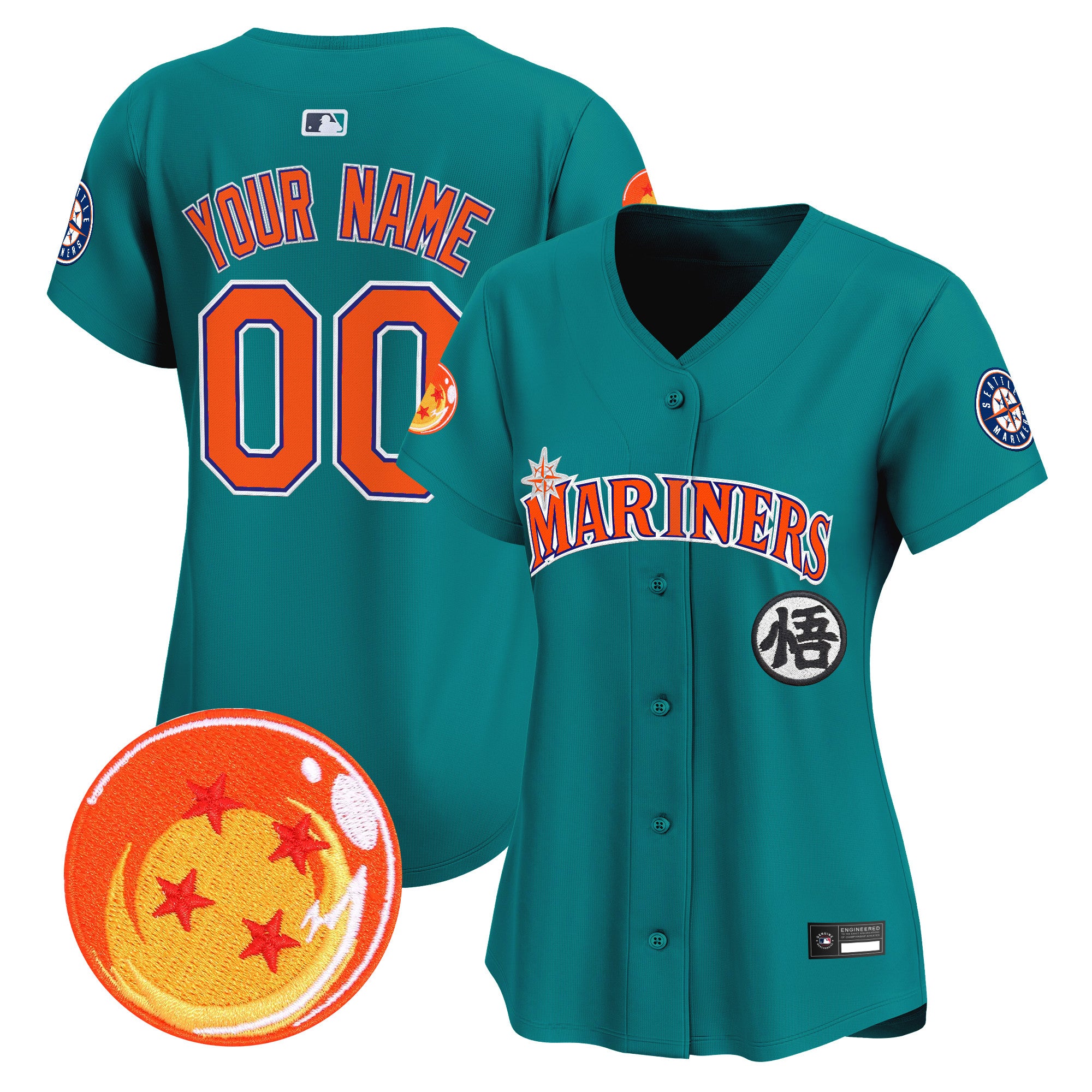 Seattle Mariners x Dragon Ball Vapor Premier Limited Custom Jersey - All Stitched