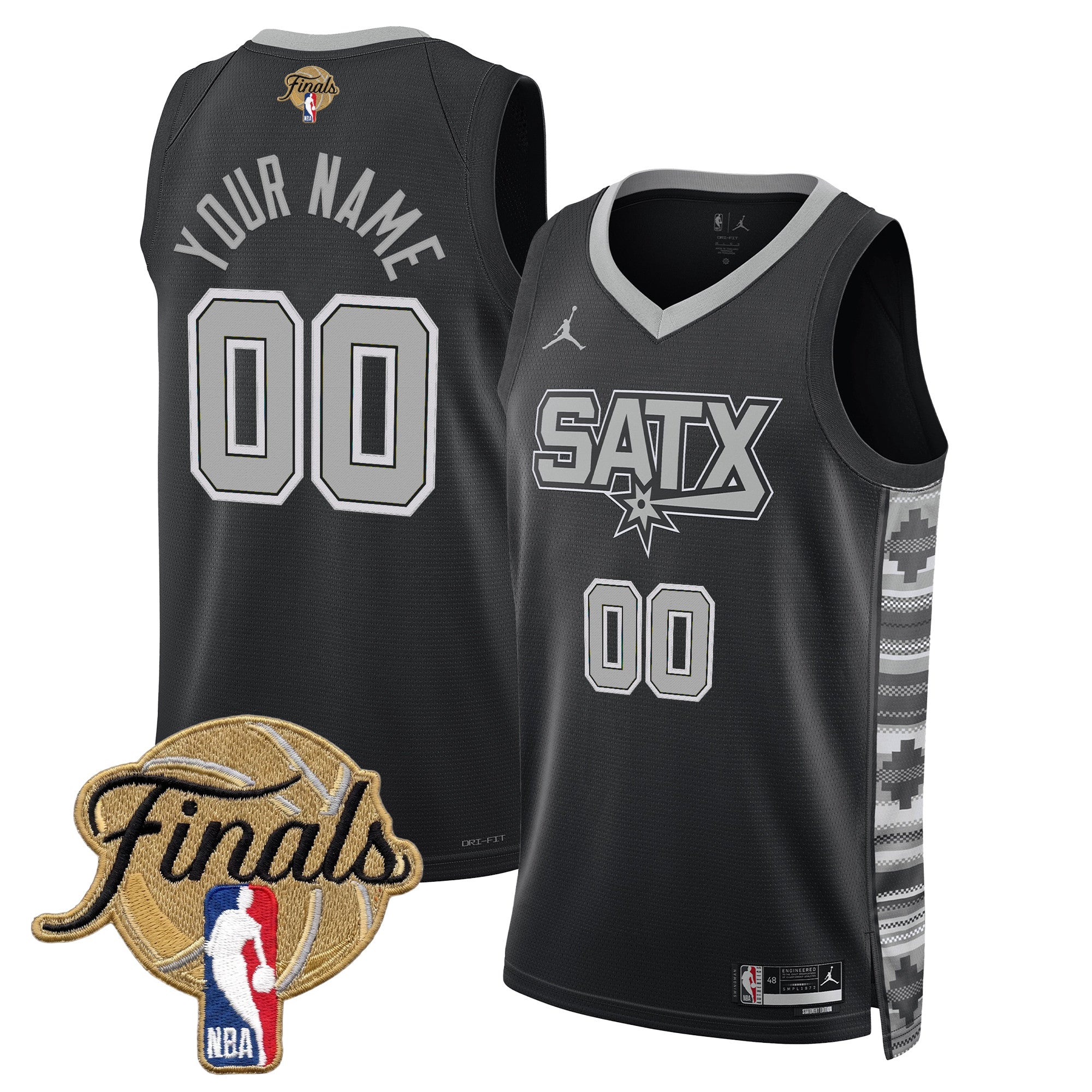 San Antonio Spurs 2026 Finals Custom Swingman Jersey - All Stitched