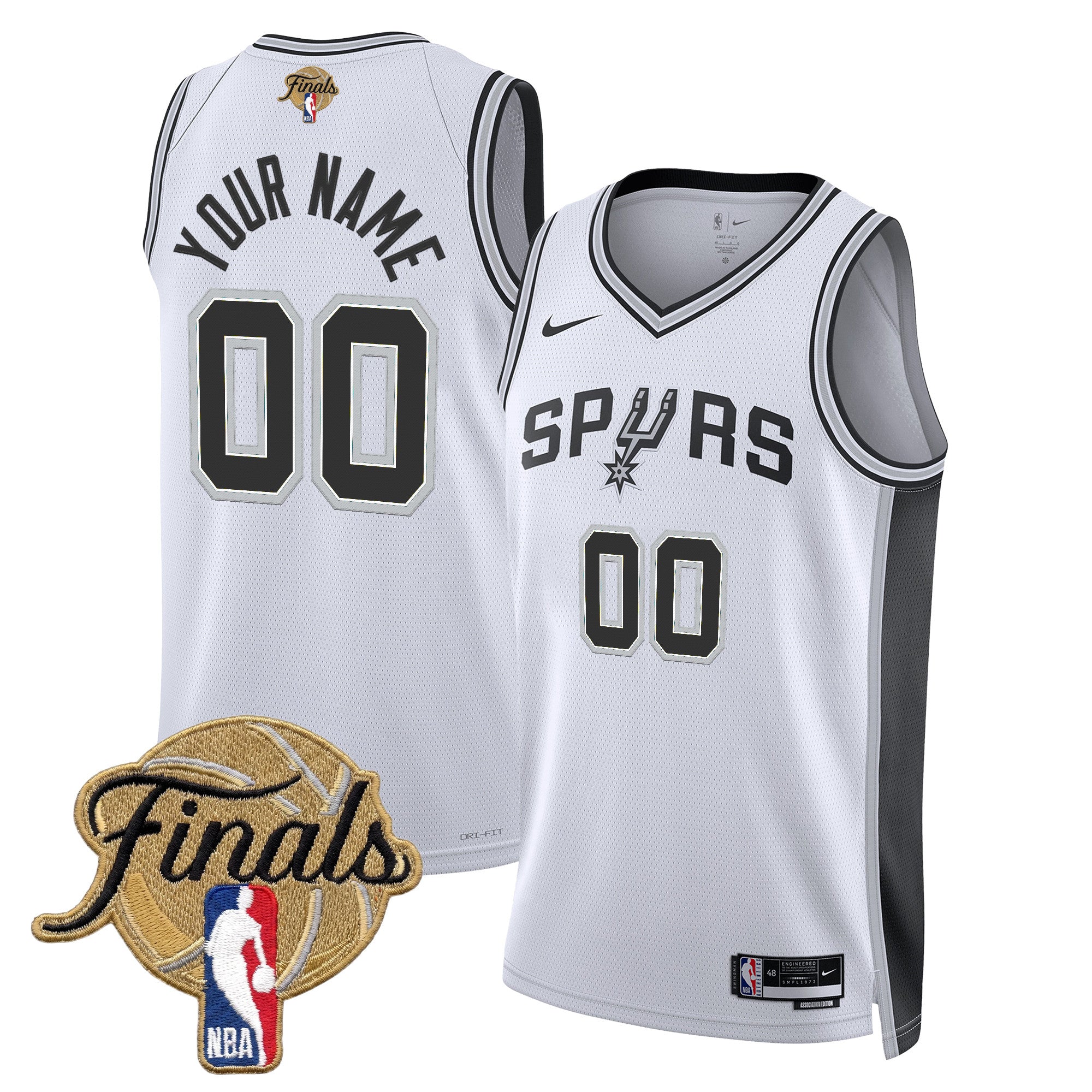 San Antonio Spurs 2026 Finals Custom Swingman Jersey - All Stitched