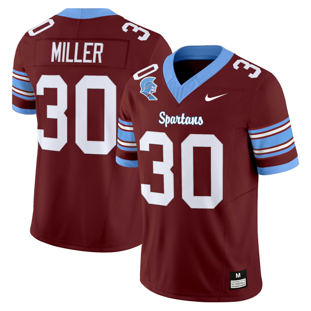 Spartans Vapor Limited Custom Jersey - All Stitched