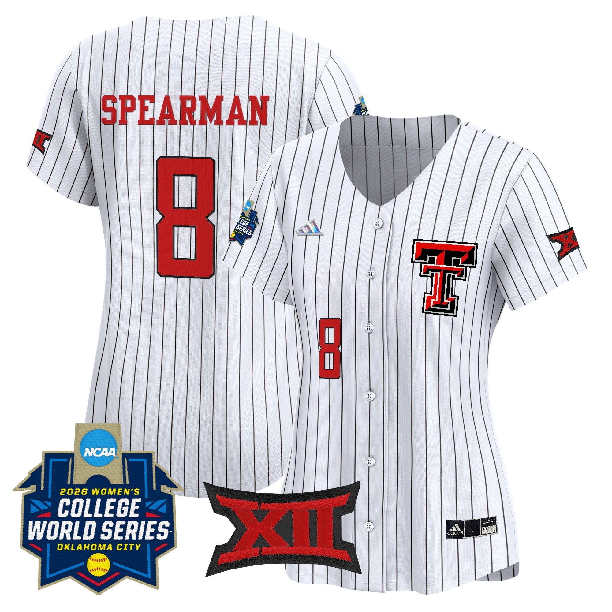 Women's Texas Tech Red Raiders Softball 2026 World Series (WCWS) Vapor Premier Limited Jersey - All Stitched