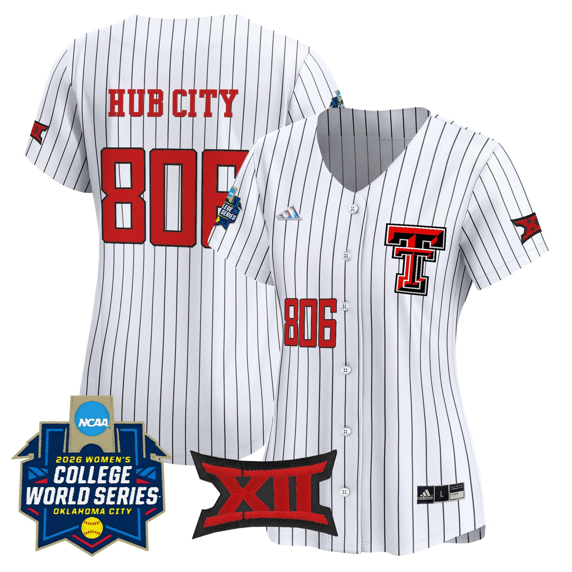 Women's Texas Tech Red Raiders Softball 2026 World Series (WCWS) Vapor Premier Limited Jersey - All Stitched