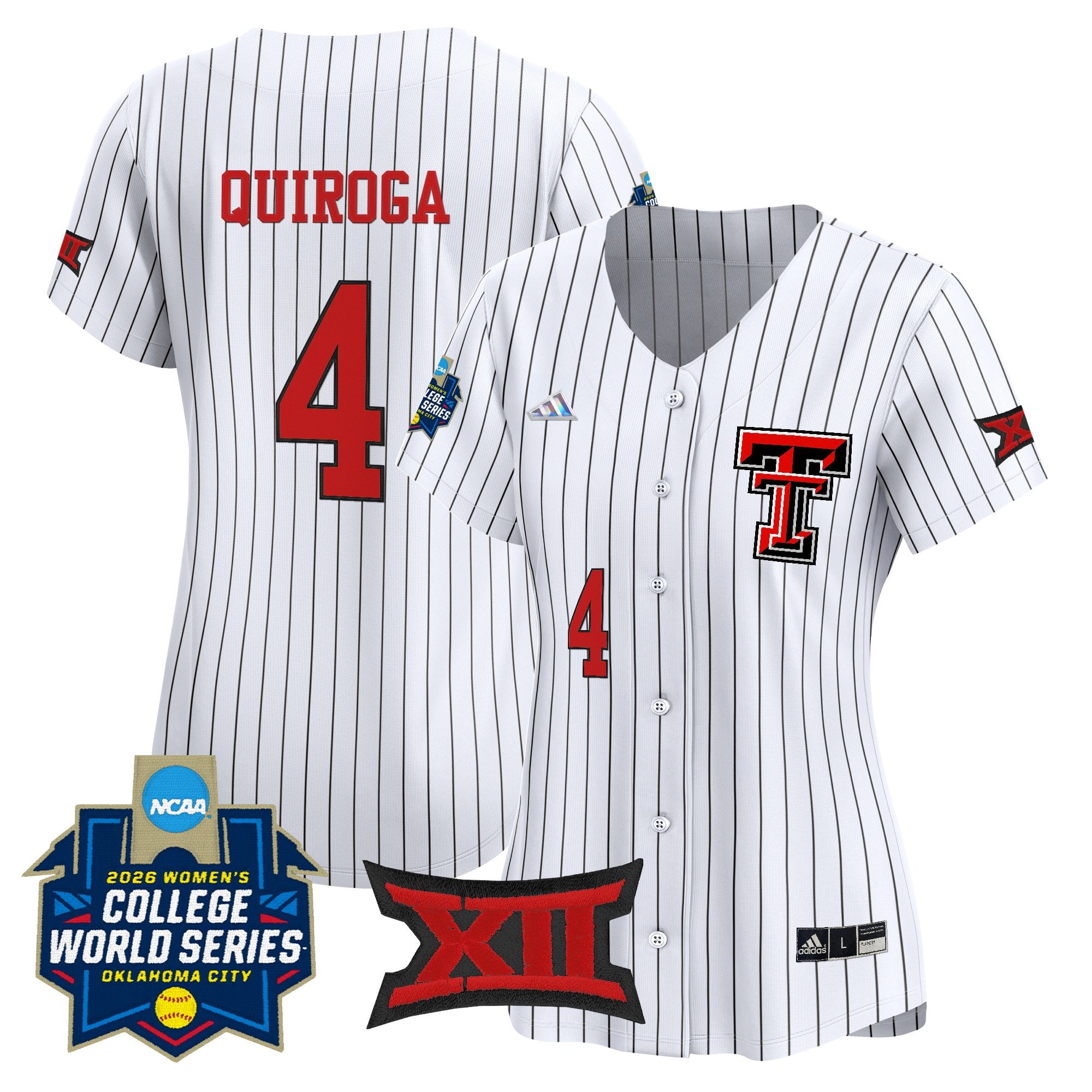 Women's Texas Tech Red Raiders Softball 2026 World Series (WCWS) Vapor Premier Limited Jersey - All Stitched