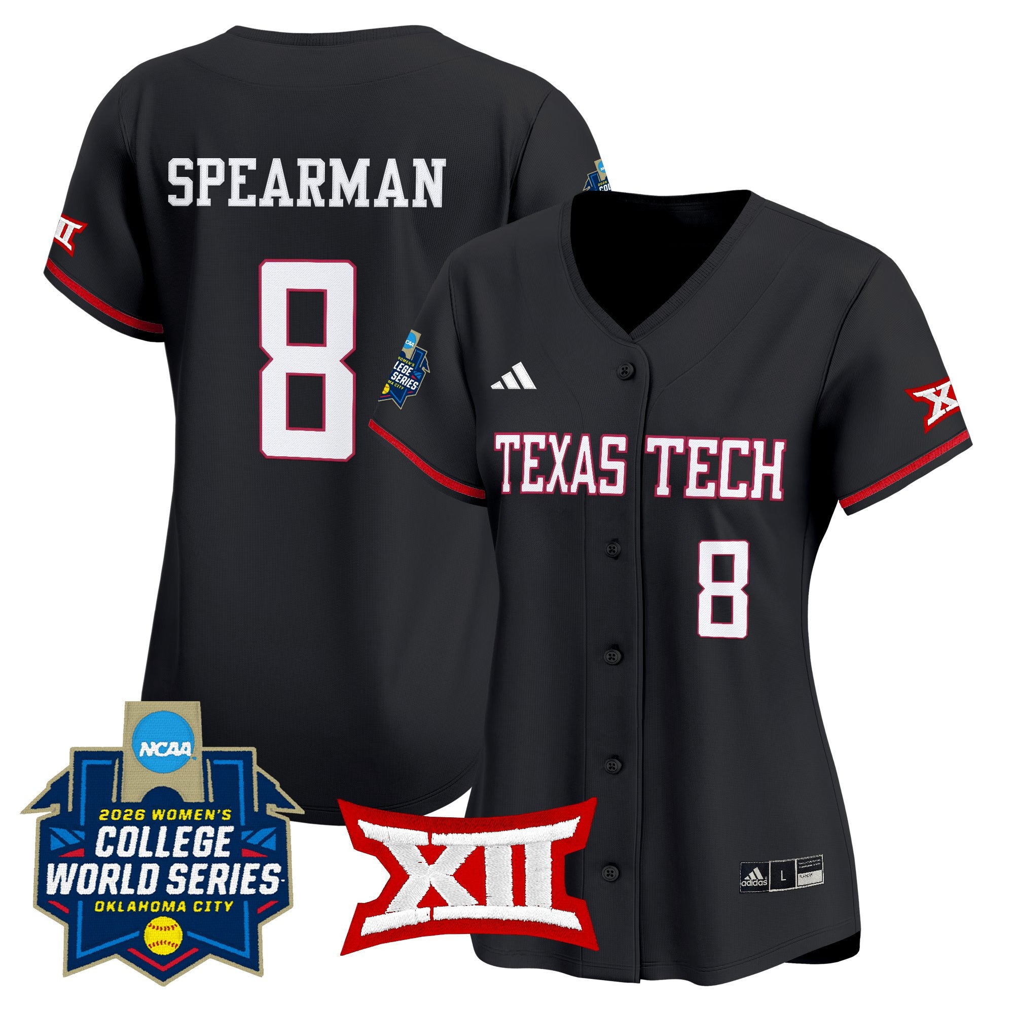 Women's Texas Tech Red Raiders Softball 2026 World Series (WCWS) Vapor Premier Limited Jersey - All Stitched