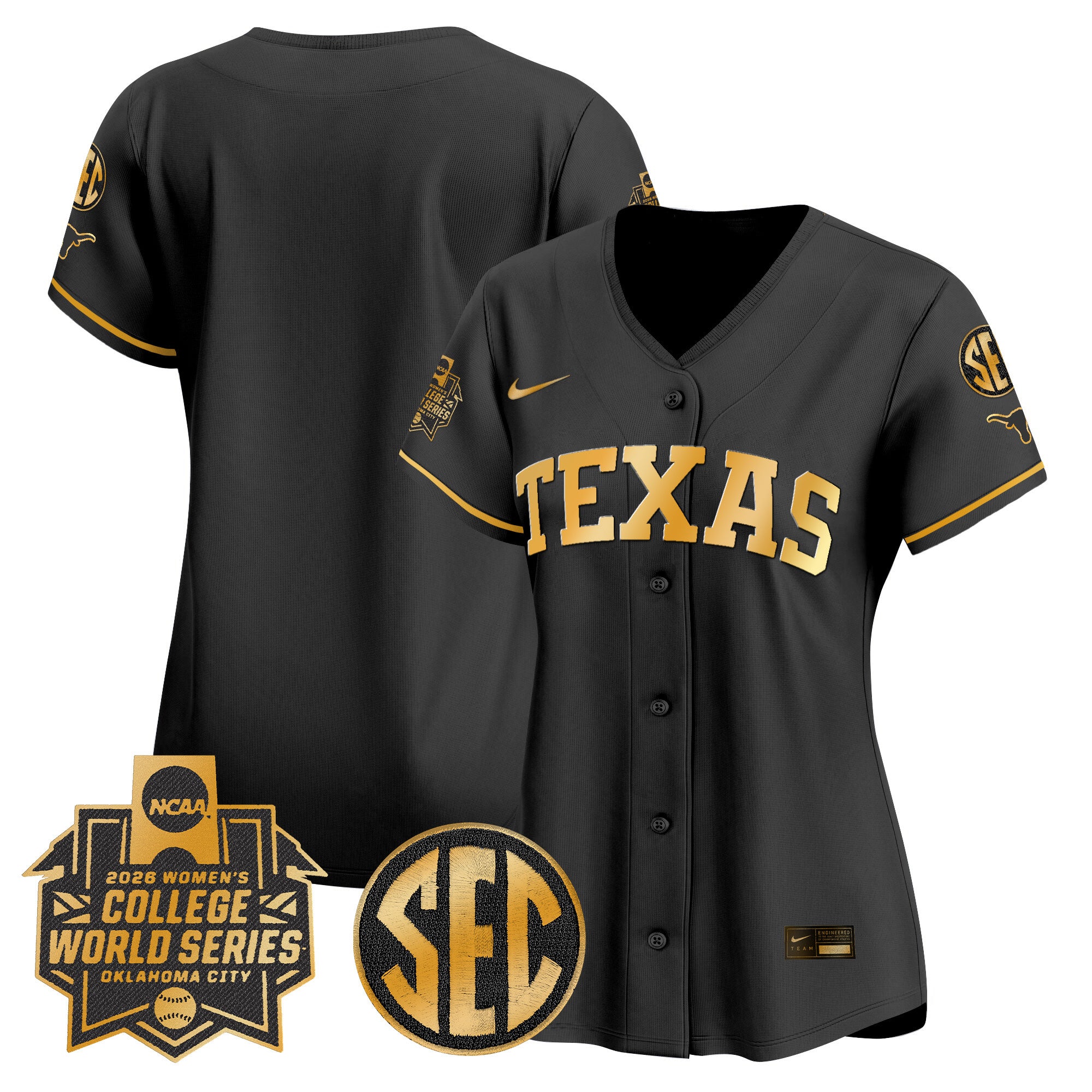 Women's Texas Longhorns Softball 2026 World Series (WCWS) Vapor Premier Limited Jersey - All Stitched