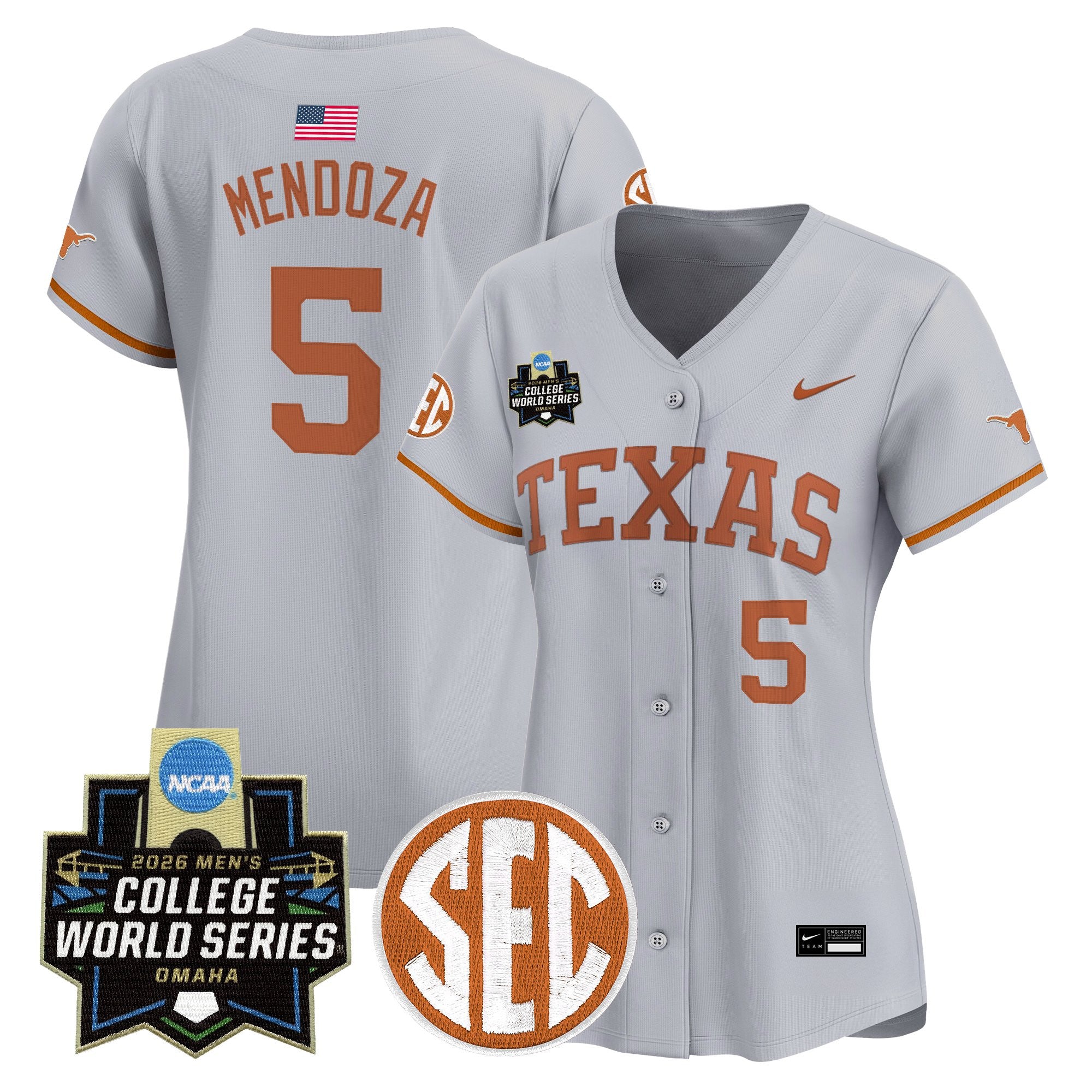 Women's Texas Longhorns 2026 World Series Vapor Premier Limited Jersey - All Stitched