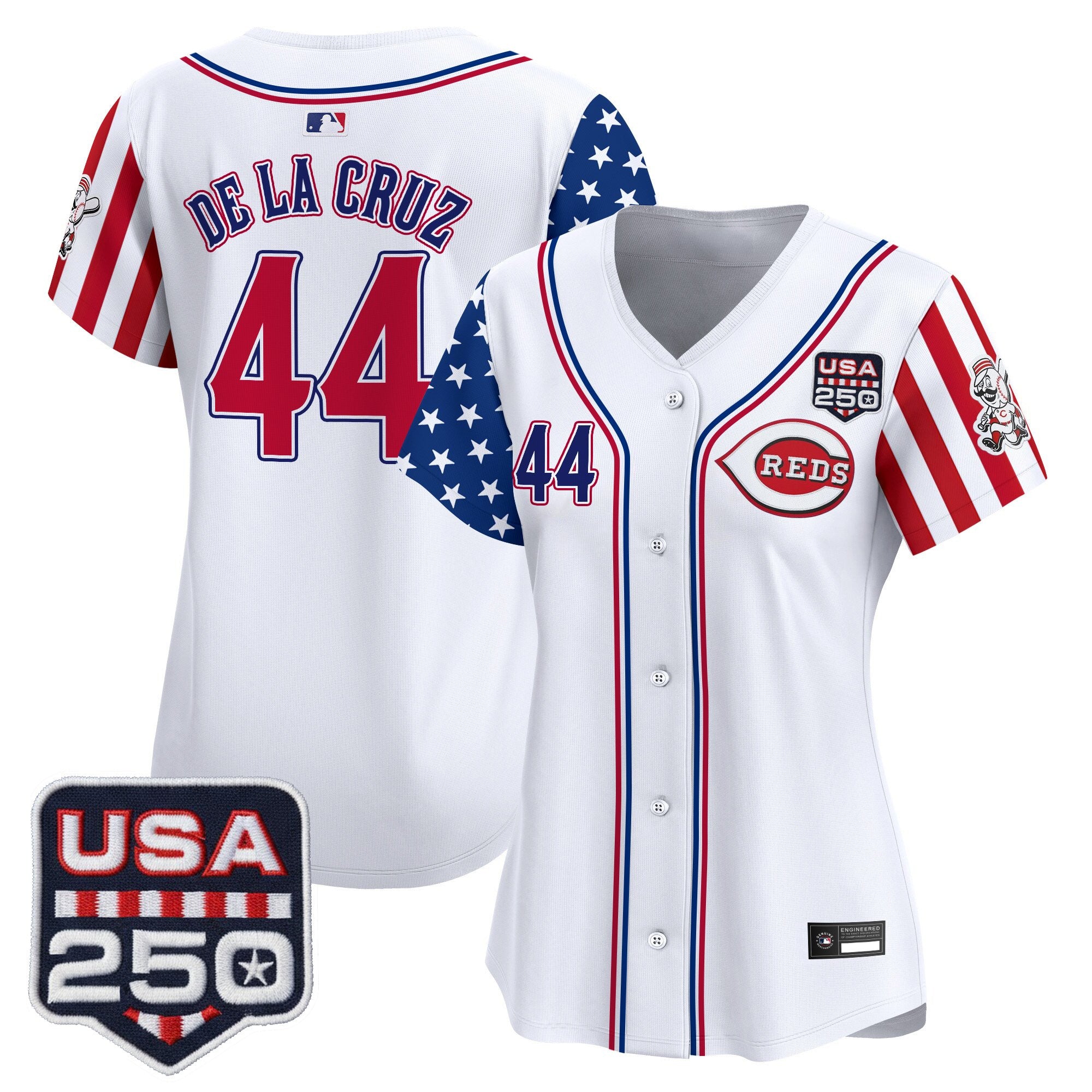 Women's Cincinnati Reds "America250 Edition" Vapor Premier Limited Jersey - All Stitched