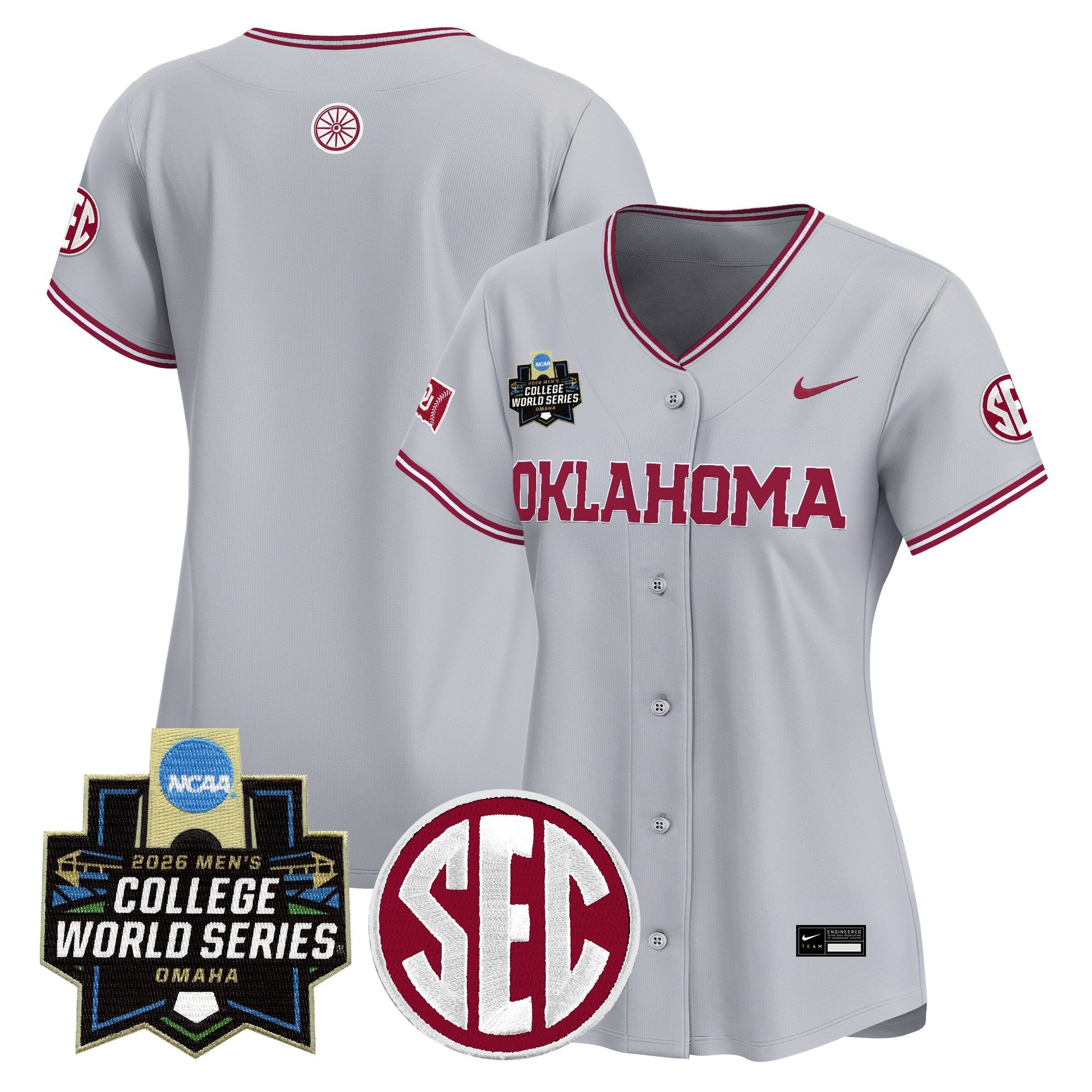 Women's Oklahoma Sooners 2026 World Series Vapor Premier Limited Jersey - All Stitched
