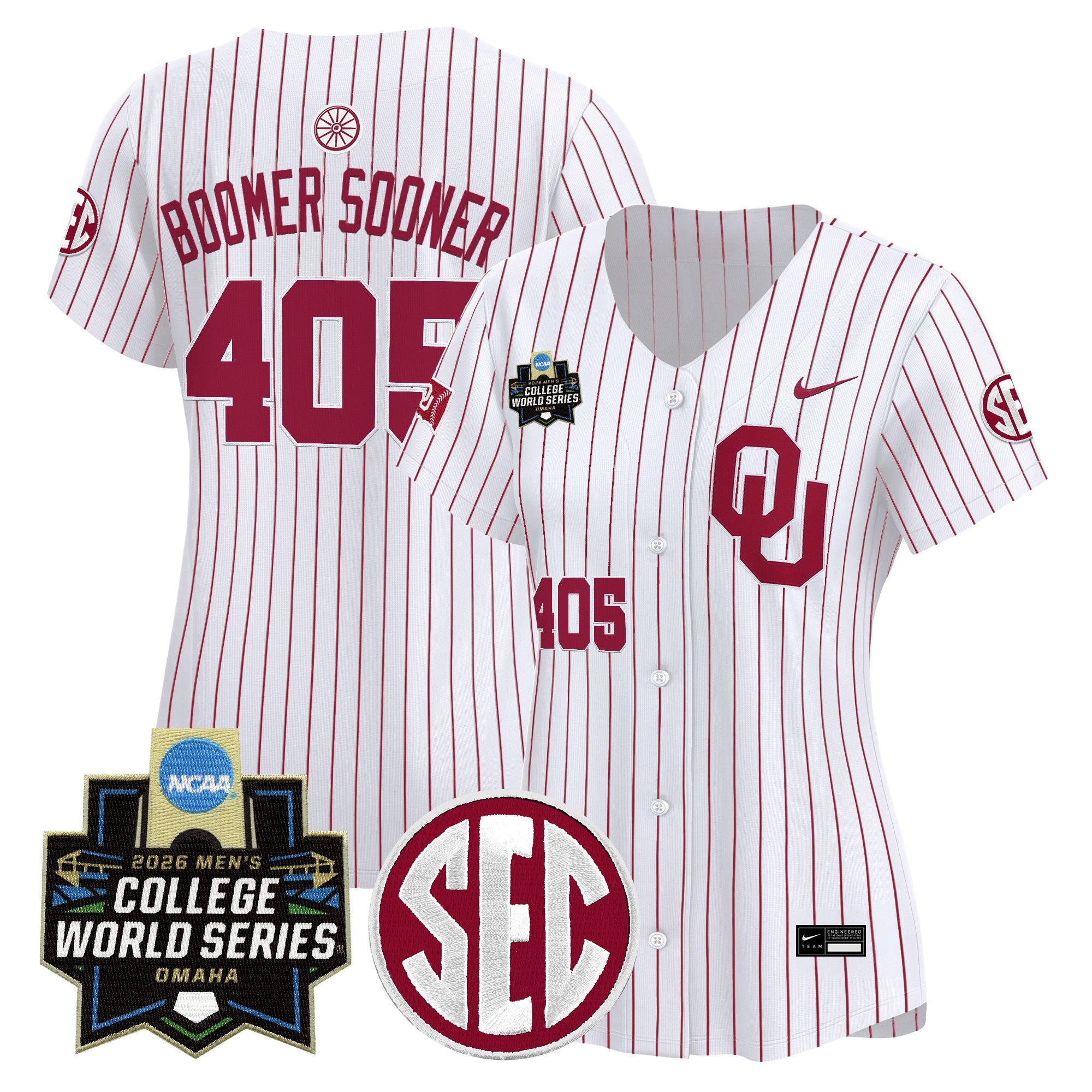 Women's Oklahoma Sooners 2026 World Series Vapor Premier Limited Jersey - All Stitched