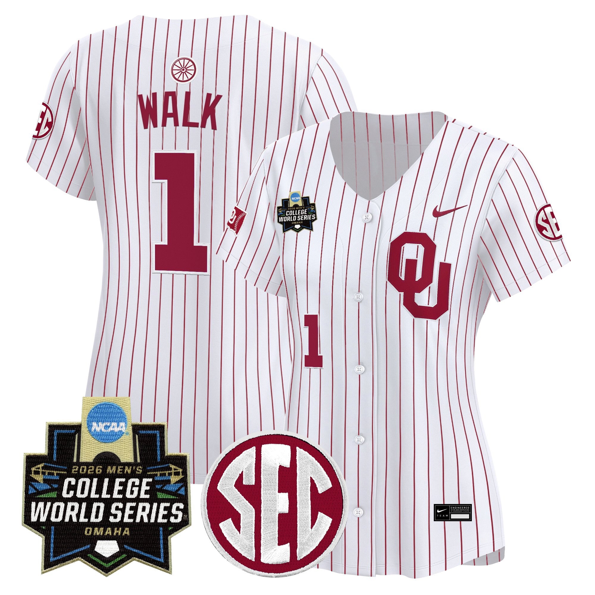 Women's Oklahoma Sooners 2026 World Series Vapor Premier Limited Jersey - All Stitched