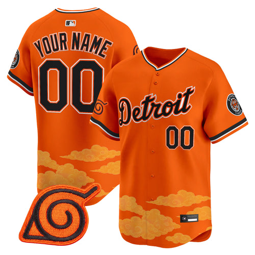 Detroit Tigers x Naruto Vapor Premier Limited Custom Jersey - Stitched
