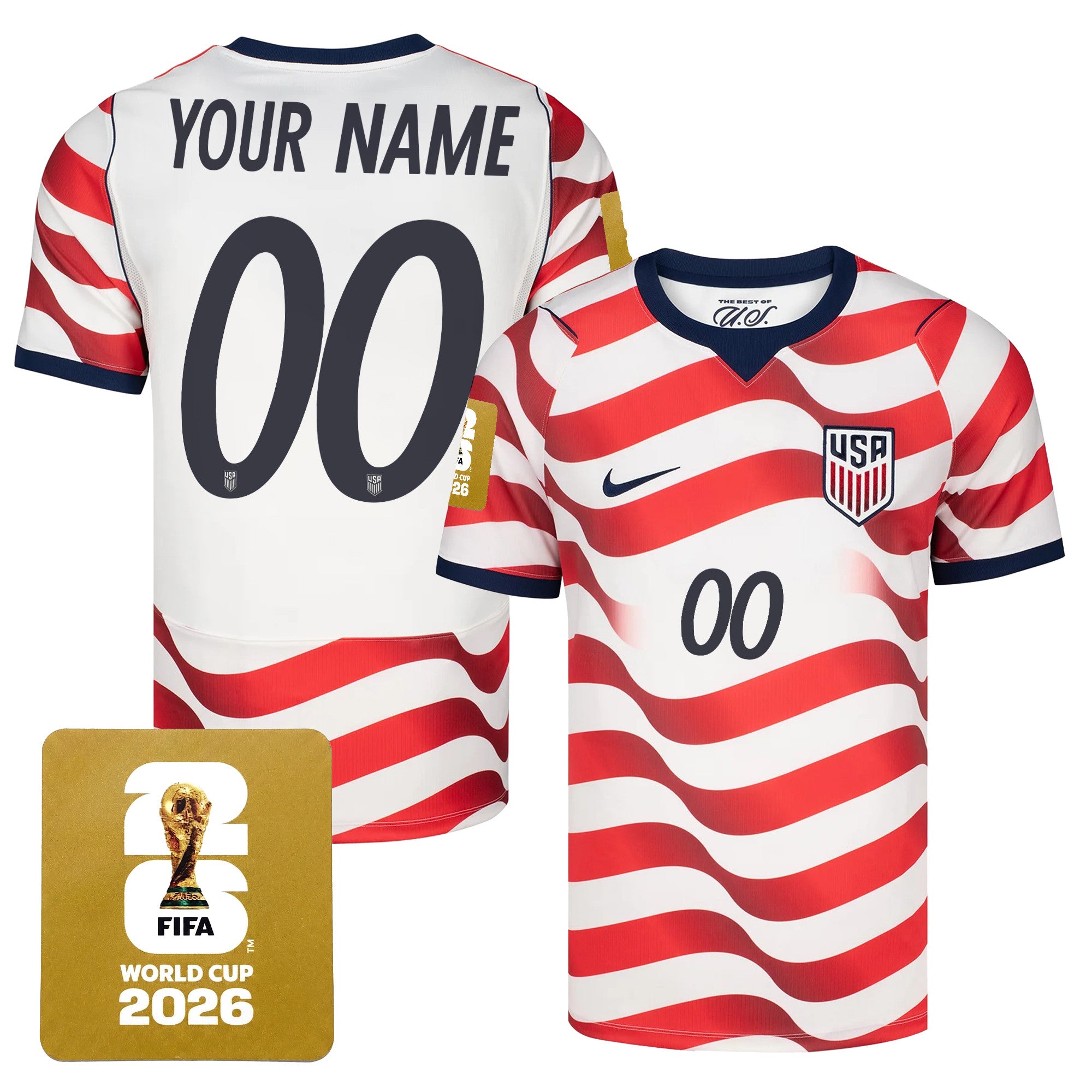 USMNT 2026 World Cup National Team Custom Jersey