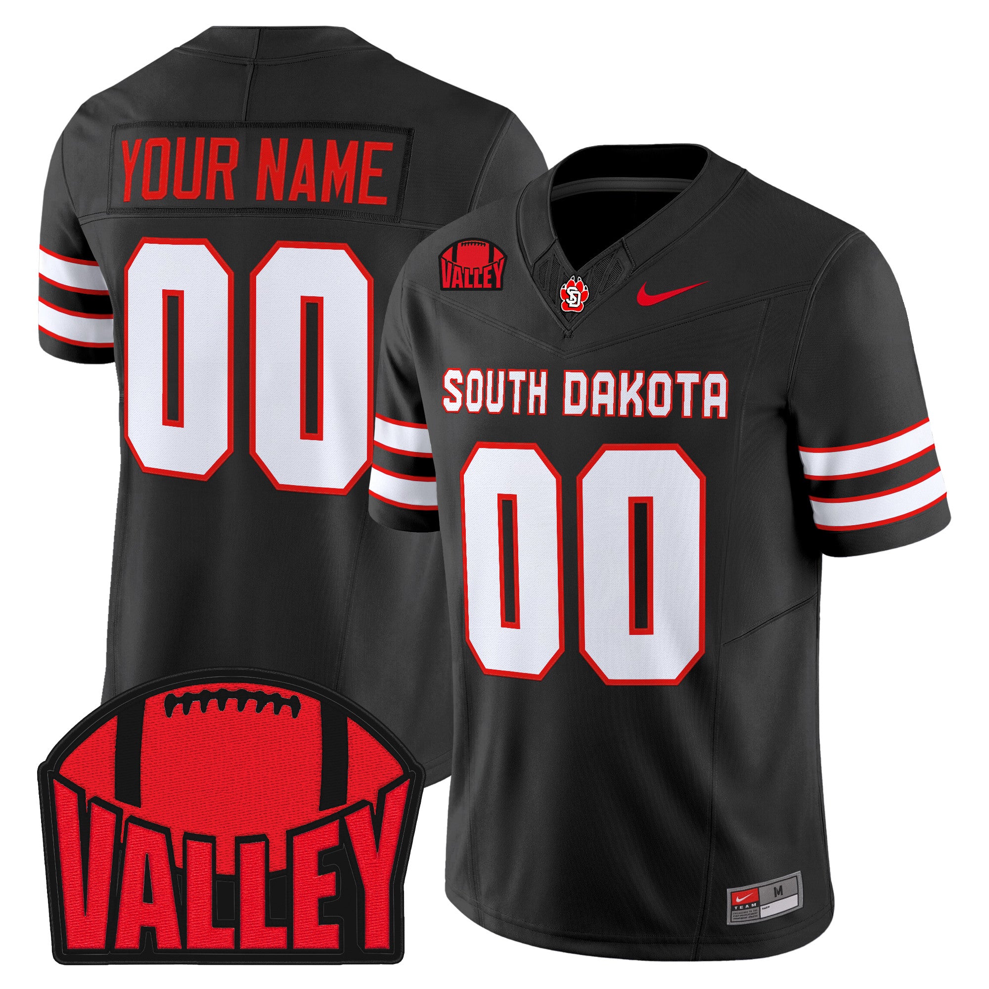 South Dakota Coyote 2026 Vapor Limited Custom Jersey - All Stitched