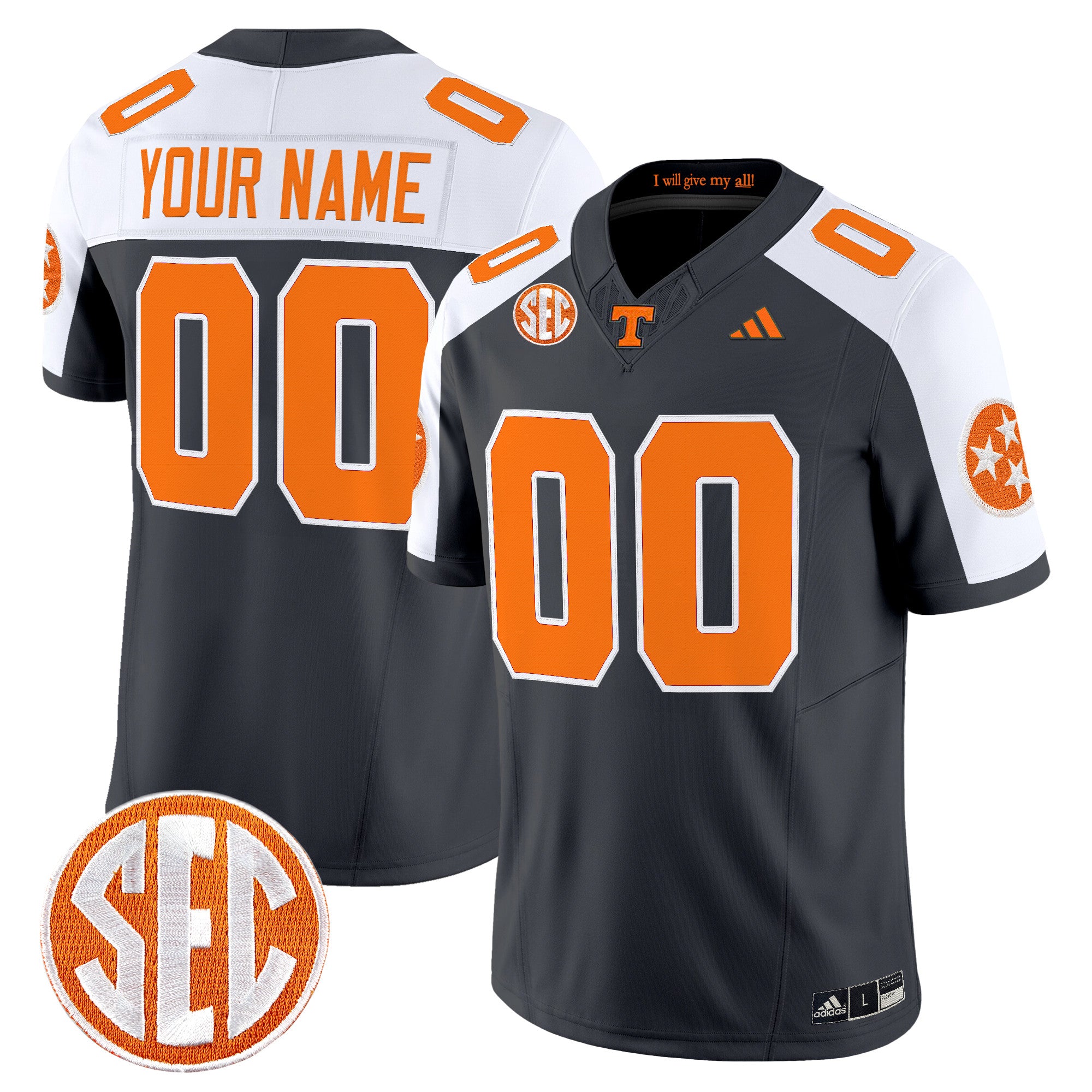 Tennessee Volunteers 2026 Vapor Limited Custom Jersey - All Stitched