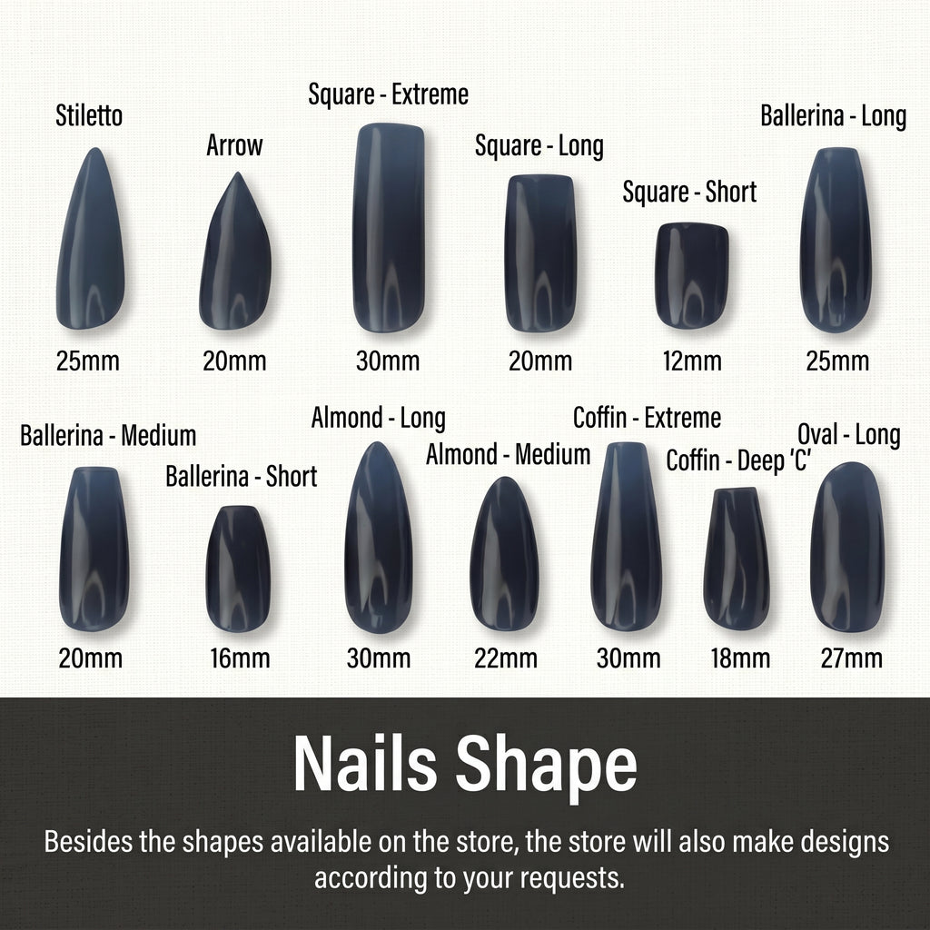 Arizona Cardinals Handmade Press On Nails | Reusable 3D Nail Set