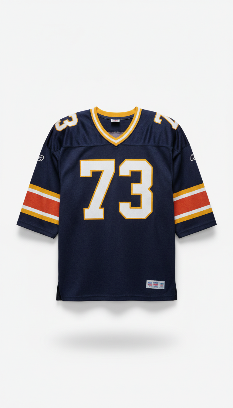 NFL classic home jersey with embroidered patches