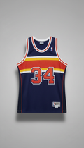 NBA throwback player edition jersey in vintage mesh